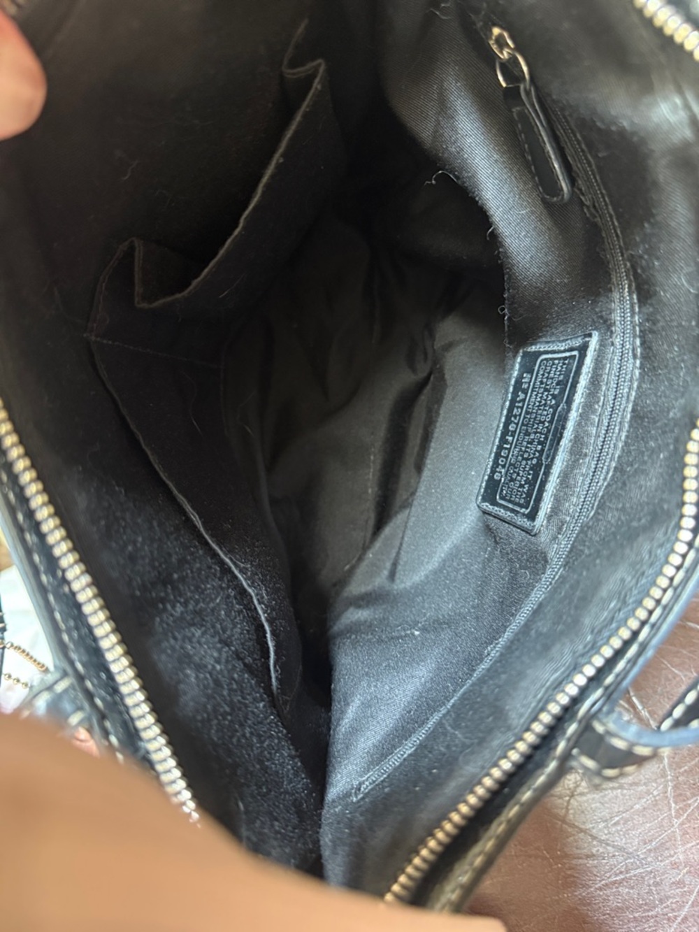 Coach Black & Khaki Signature Tote - Picture 6 of 11